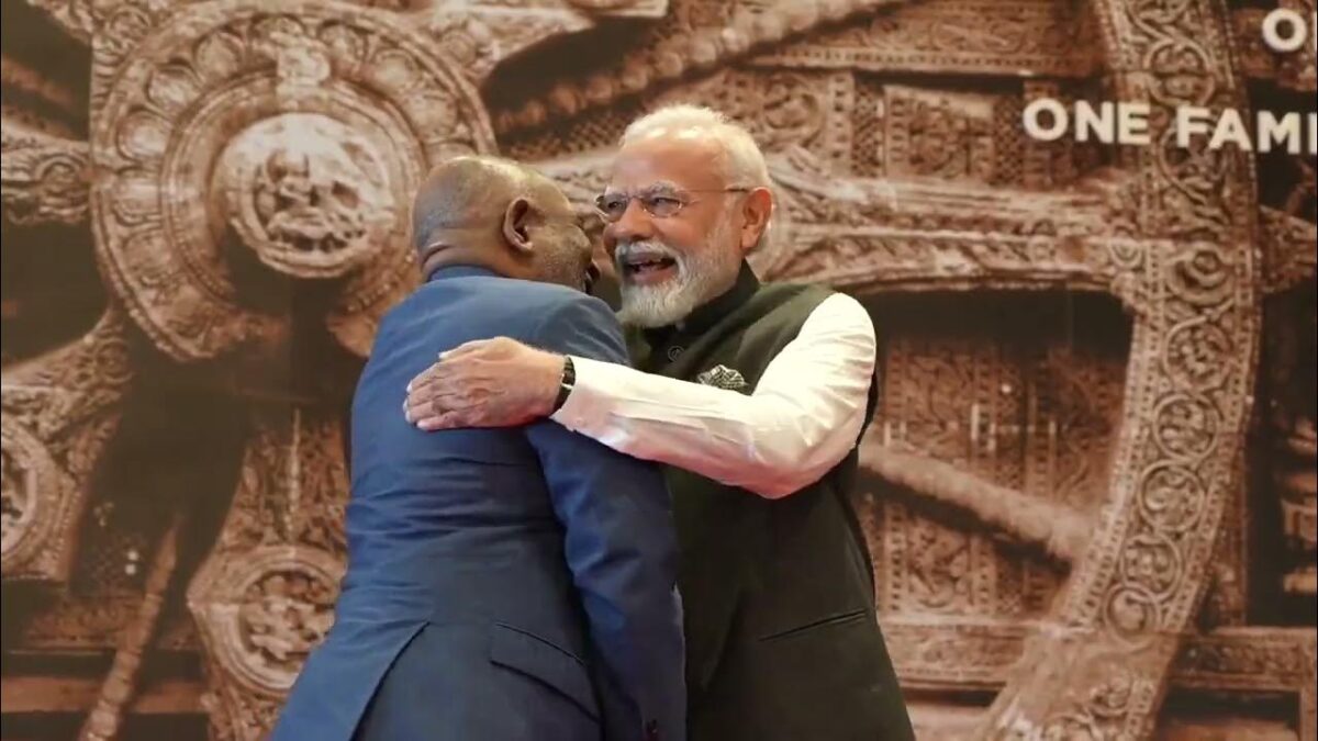 PM MODI WITH AFRICAN MINISTER