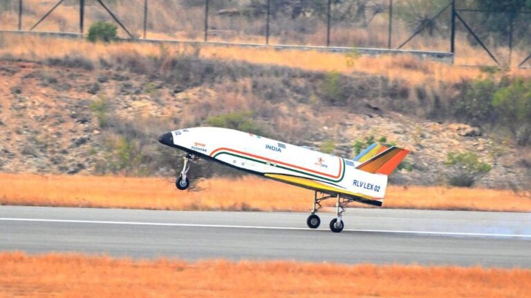 “ISRO Achieves Milestone: ‘Pushpak’ Marks India’s First Successful Landing of a Reusable Launch Vehicle”